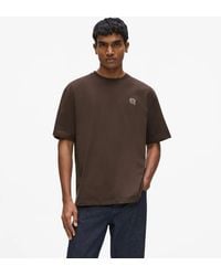 KARL LAGERFELD - Ikon Graphic Print T-Shirt - Lyst