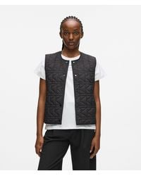 KARL LAGERFELD - Lightweight Quilted Gilet - Lyst