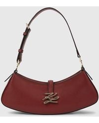 KARL LAGERFELD - K/Autograph Drop Small Curved Shoulder Bag - Lyst