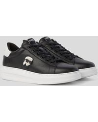 KARL LAGERFELD - Ikon Nft Kapri Leather Sneakers - Lyst