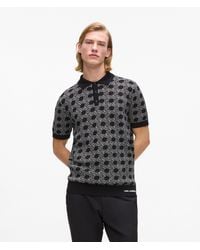 KARL LAGERFELD - Polo En Maille, Homme, Taille - Lyst