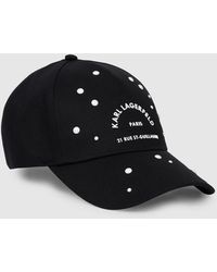 KARL LAGERFELD - Rue St-Guillaume Faux-Pearls Cap - Lyst