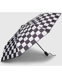 KARL LAGERFELD - K/Ballet Checked Small Umbrella, Multicoloured - Lyst