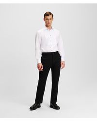 KARL LAGERFELD - Tailored Punto Pants - Lyst