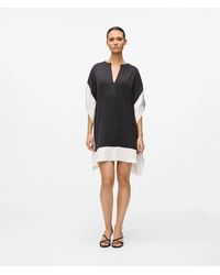 KARL LAGERFELD - Signature Wide Sleeve Dress - Lyst