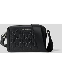KARL LAGERFELD - Sac Caméra K/Loom En Cuir, Homme, Taille - Lyst