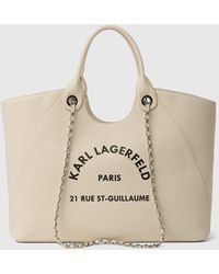 KARL LAGERFELD - Exclusive Rue St-Guillaume Chain Shopper - Lyst