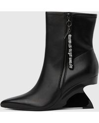 KARL LAGERFELD - Klj X Pietro Terzini Waverly Midi Zip Boots - Lyst