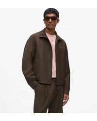KARL LAGERFELD - Lightweight Wool‑Blend Jacket - Lyst