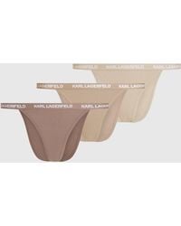 KARL LAGERFELD - Logo Brazilian Briefs – 3-Pack - Lyst