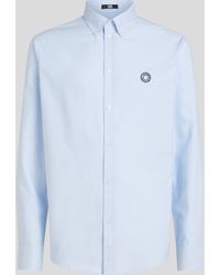 Karl Lagerfeld - Circle Logo Oxford Shirt - Lyst