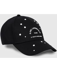 KARL LAGERFELD - Rue St-Guillaume Faux-Pearls Cap - Lyst