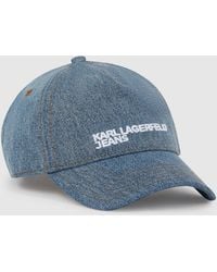 KL Jeans - Denim Logo Cap - Lyst