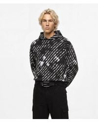 KL Jeans - Relaxed All-Over Ombré Logo Hoodie - Lyst