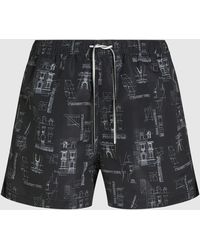 KARL LAGERFELD - Maison De Karl Short Boardshorts - Lyst