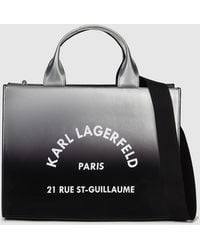 KARL LAGERFELD - Rue St-Guillaume Degrade Medium Tote Bag - Lyst