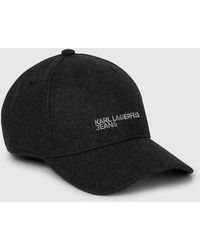 KL Jeans - Logo Wool-Blend Cap - Lyst