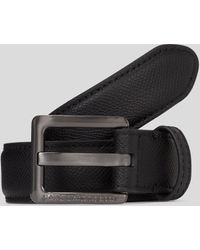 Karl Lagerfeld - K/essential Leather Belt - Lyst