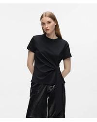 KARL LAGERFELD - Knot Detail T-Shirt - Lyst