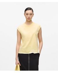 KARL LAGERFELD - Signature Hem Tank Top - Lyst