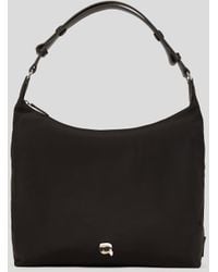 Karl Lagerfeld - Ikon Nylon Hobo Bag - Lyst