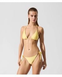 KARL LAGERFELD - Triangle Bikini Top - Lyst