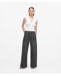 KL Jeans - Low-Rise Wide-Leg Jeans - Lyst