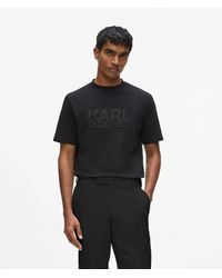 KARL LAGERFELD - T-Shirt Mit Karl-Print, Herren, Größe - Lyst