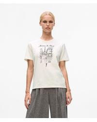 Karl Lagerfeld - , Woman, Beige, Size: L - Lyst