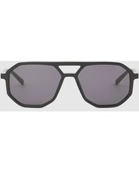 KARL LAGERFELD - Slim Navigator Sunglasses - Lyst