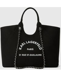 KARL LAGERFELD - Exclusive Rue St-Guillaume Chain Shopper - Lyst
