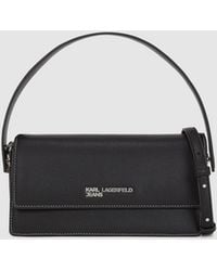 KL Jeans - Metal Logo Top Handle Bag - Lyst