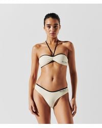 Karl Lagerfeld - Hotel Karl Bandeau Bikini Top - Lyst