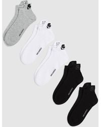 KARL LAGERFELD - Kameo Short Socks – 5-Pack, Multicoloured - Lyst
