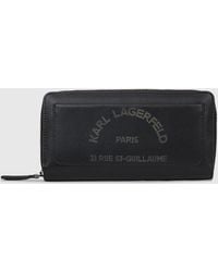 KARL LAGERFELD - K/Daily Large Bifold Wallet - Lyst