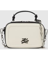 KARL LAGERFELD - K/Autograph Color-Block Square Bag - Lyst
