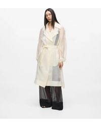 KARL LAGERFELD - Organza Trench Coat - Lyst