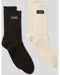 Karl Lagerfeld - Essential Logo Socks – 2 Pack - Lyst
