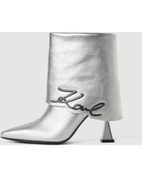 KARL LAGERFELD - Exclusive Debut Ii Fold-Down Boots - Lyst