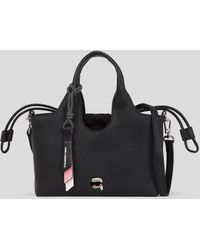 Karl Lagerfeld - Ikon Small Grainy Tote Bag - Lyst