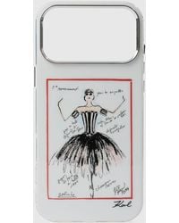 KARL LAGERFELD - Sketches Iphone 17 Pro Max Case - Lyst