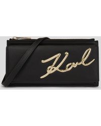 Karl Lagerfeld - K/signature Crossbody Wallet - Lyst