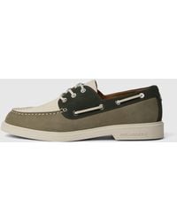 KARL LAGERFELD - Kori Tri-Color Boat Shoes - Lyst