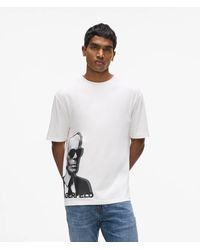 KARL LAGERFELD - T-Shirt Mit Karl-Print, Herren, Größe - Lyst