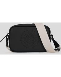 KARL LAGERFELD - K/Circle Perforated Crossbody Bag - Lyst