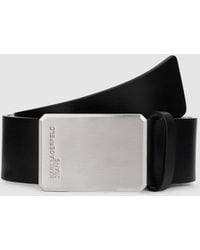 KL Jeans - Logo Leather Belt - Lyst