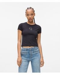 KL Jeans - Studded Monogram T-Shirt - Lyst