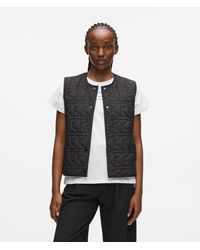 KARL LAGERFELD - Lightweight Quilted Gilet - Lyst