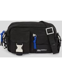 Karl Lagerfeld - Utility Coated Denim Camera Bag - Lyst