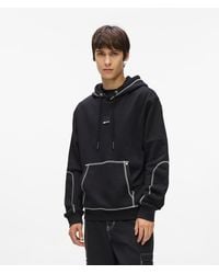 KL Jeans - Contrast Stitch Hoodie - Lyst